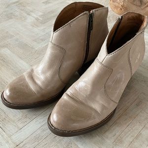 Born Tan Leather Booties